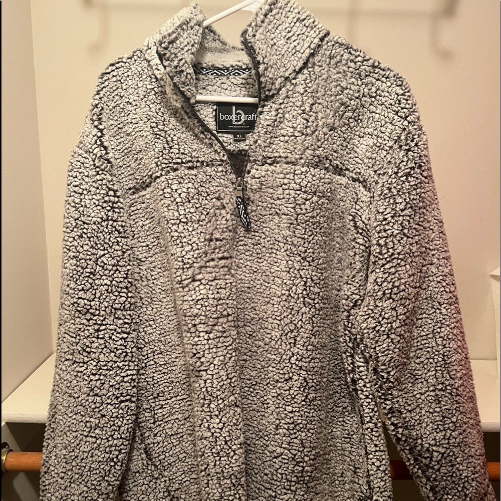 Boxercraft Sherpa Fleece Quarter-Zip Pullover!